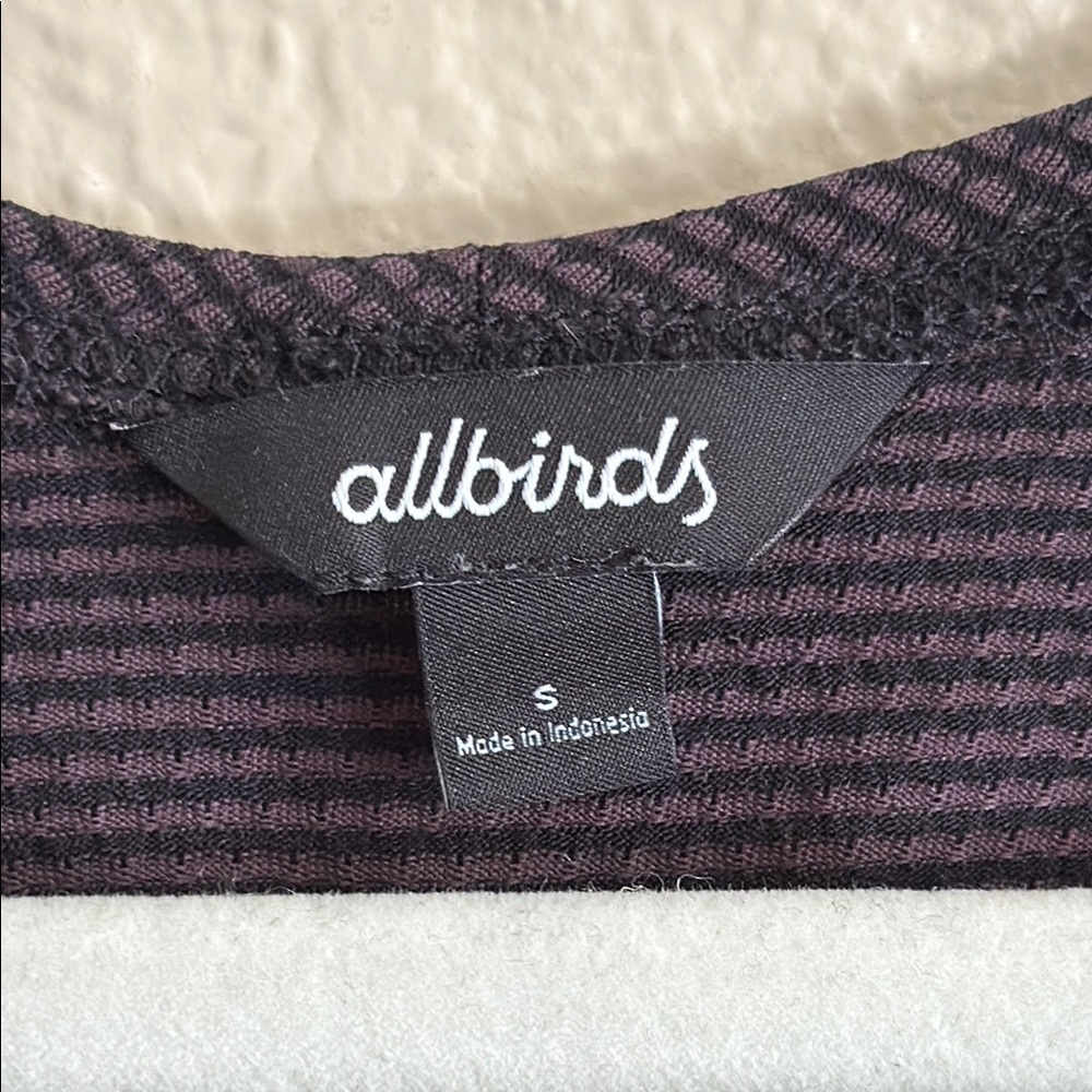 Allbirds Yoga Deep Purple & Black Mesh Tank Top - Picture 2 of 5